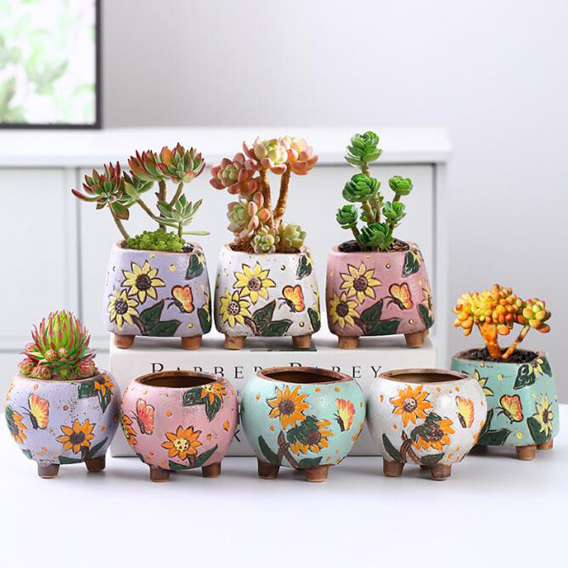 Gardening Tools Cute - Korean Style Sunflower Pattern Succulent Plant