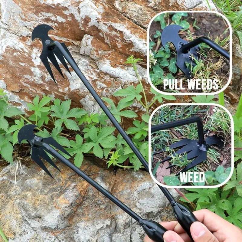 Gardening Tools Hand - 2 in 1 Garden Rake Manual