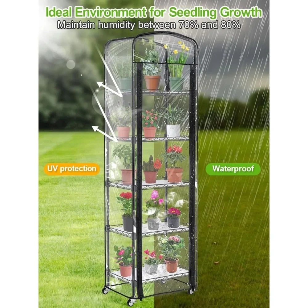 Seed Starter Trays - -for Outdoor Height Adjustable Metal Plant
