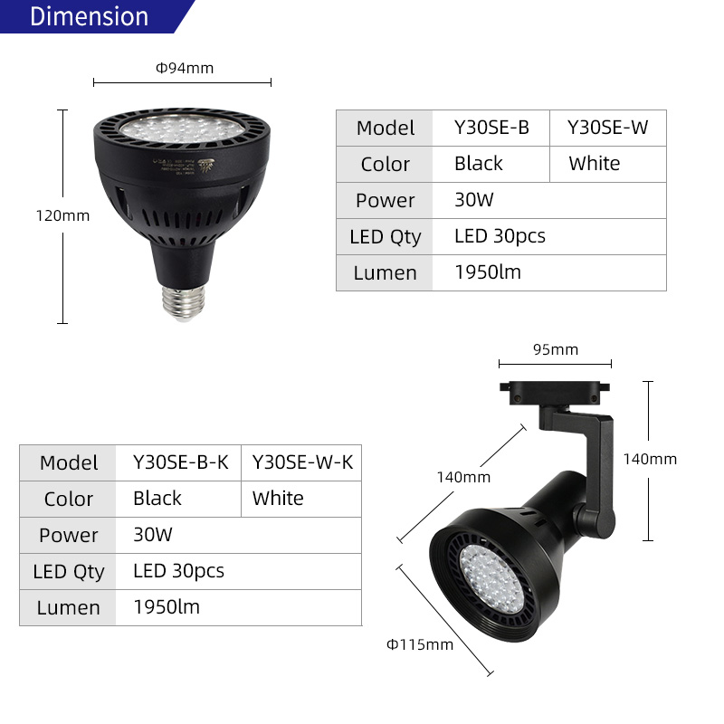 Led Grow Light - Y30SE Full Spectrum Aluminum Led Aquarium