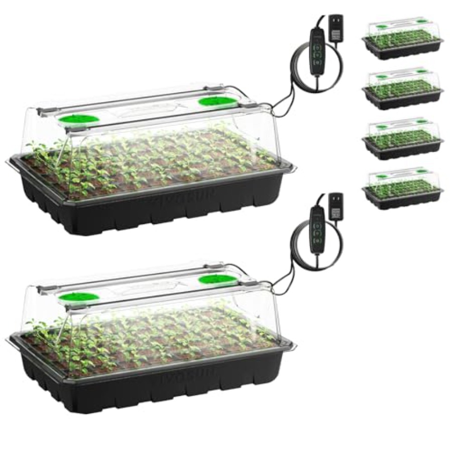 Seed Starter Trays - 6-Pack Seed Starter Trays for indoor