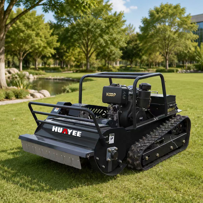 Gardening Tools Heavy Duty - Remote Control Tracked Lawn Mower Brush