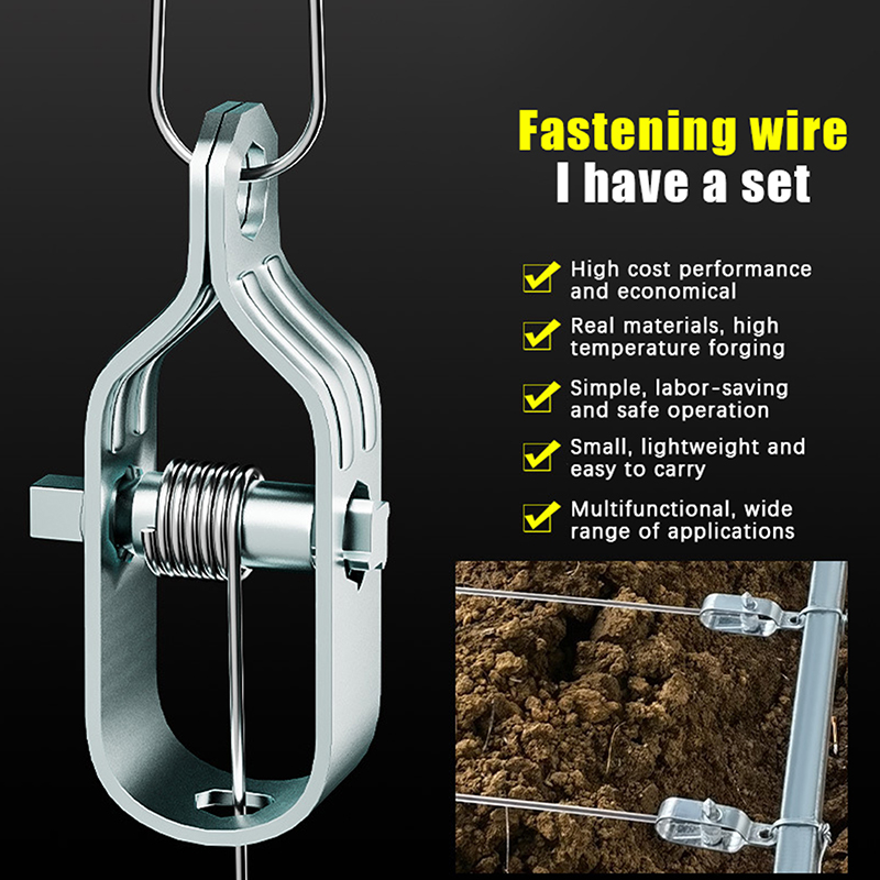 Gardening Tools Heavy Duty - 5PCS Heavy-Duty Steel Wire Rope Tightener