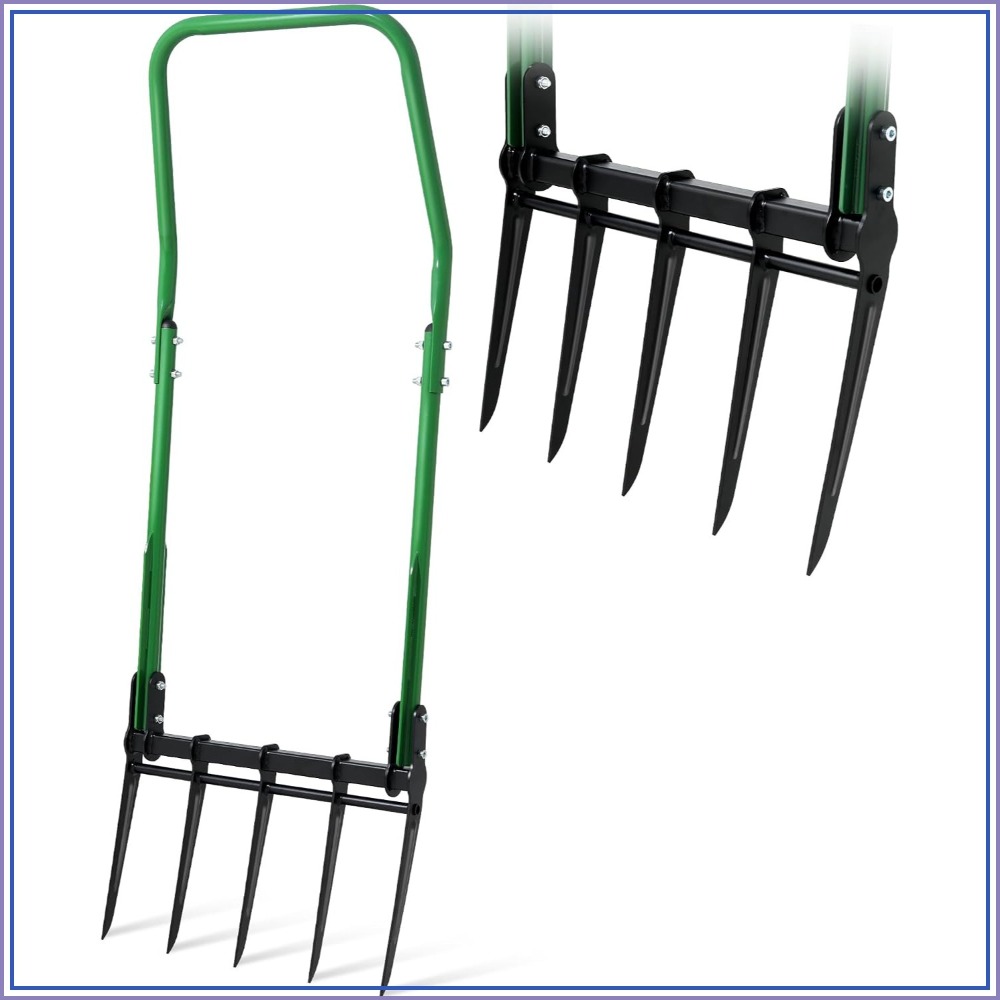 Gardening Tools Heavy Duty - Heavy Duty 5-Tine Broad Fork Garden