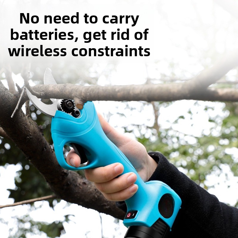 Gardening Tools Electric - Handheld Electric Tree Trimmer Rechargeable Lithium
