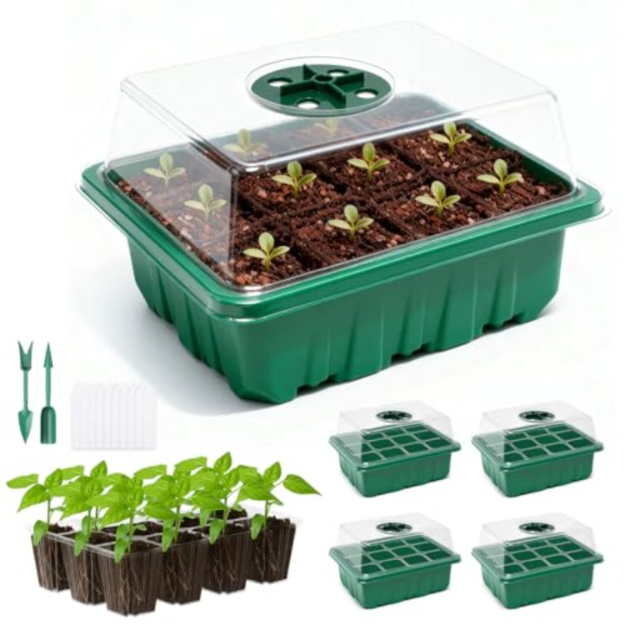Seed Starter Trays - 5 Packs Seed Starter Tray with