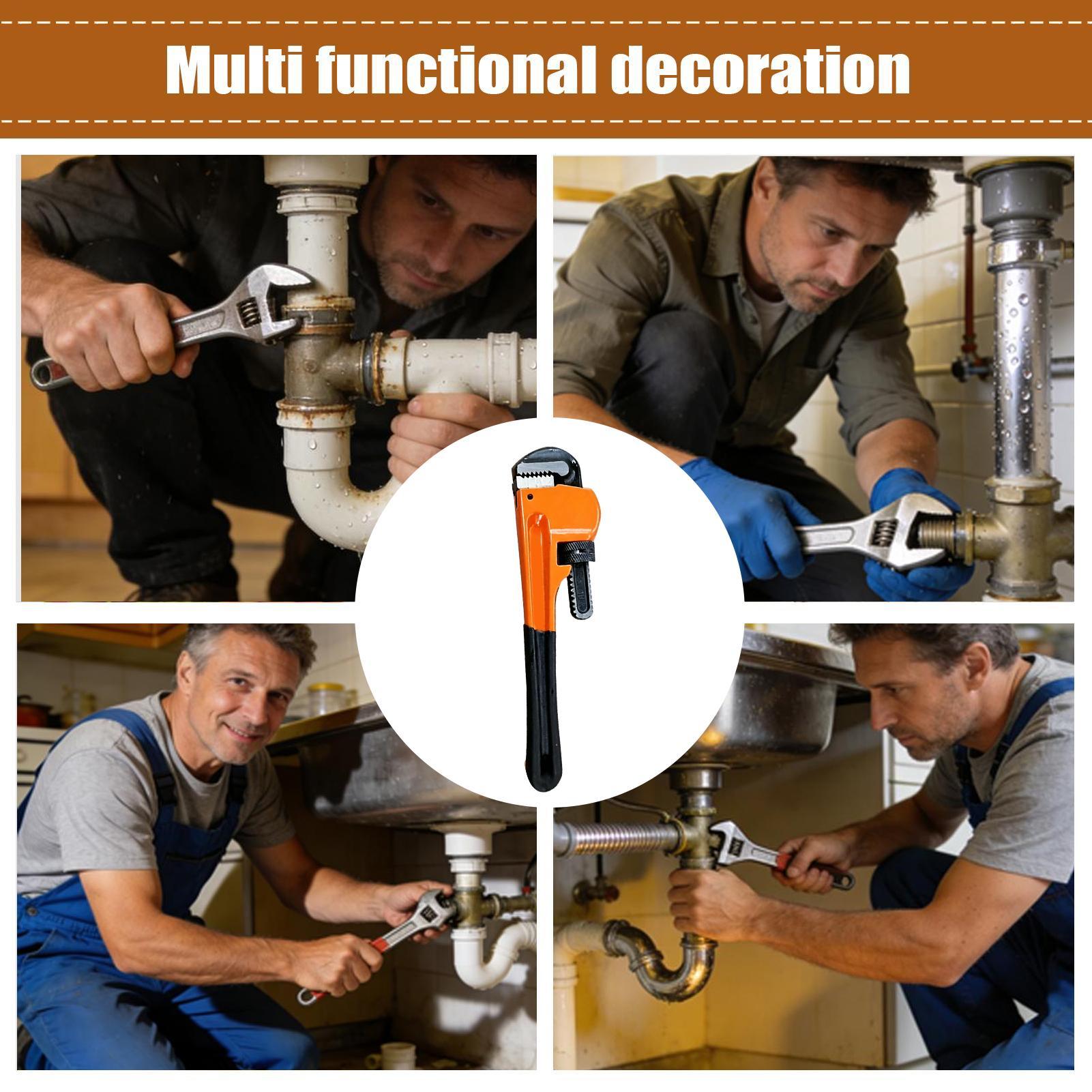 Gardening Tools Heavy Duty - Pipe Wrenches Plumbing Heavy Duty Adjustable