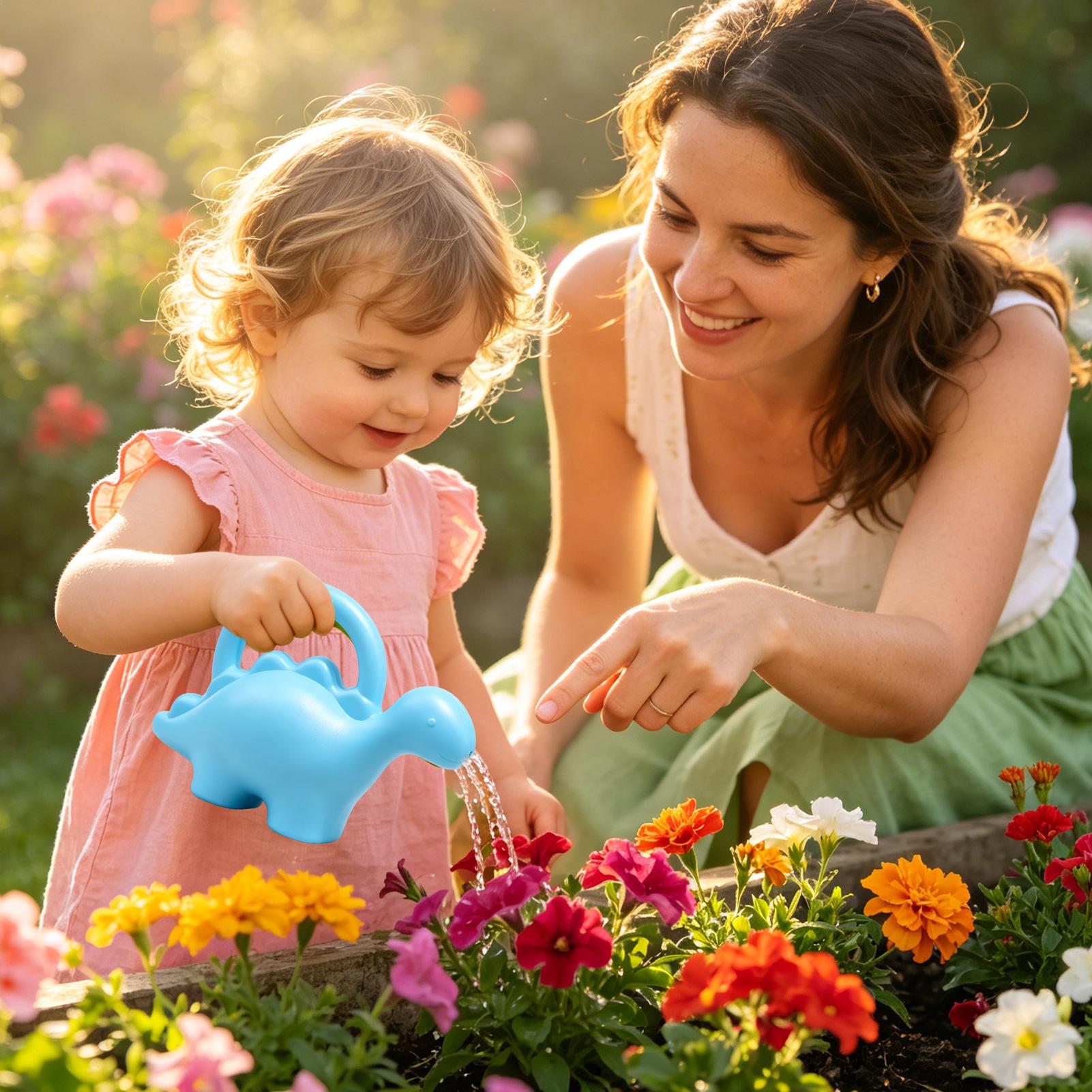 Dinosaur Watering Can 1.5L Kid - Gardening Tools Cute 评论和价格