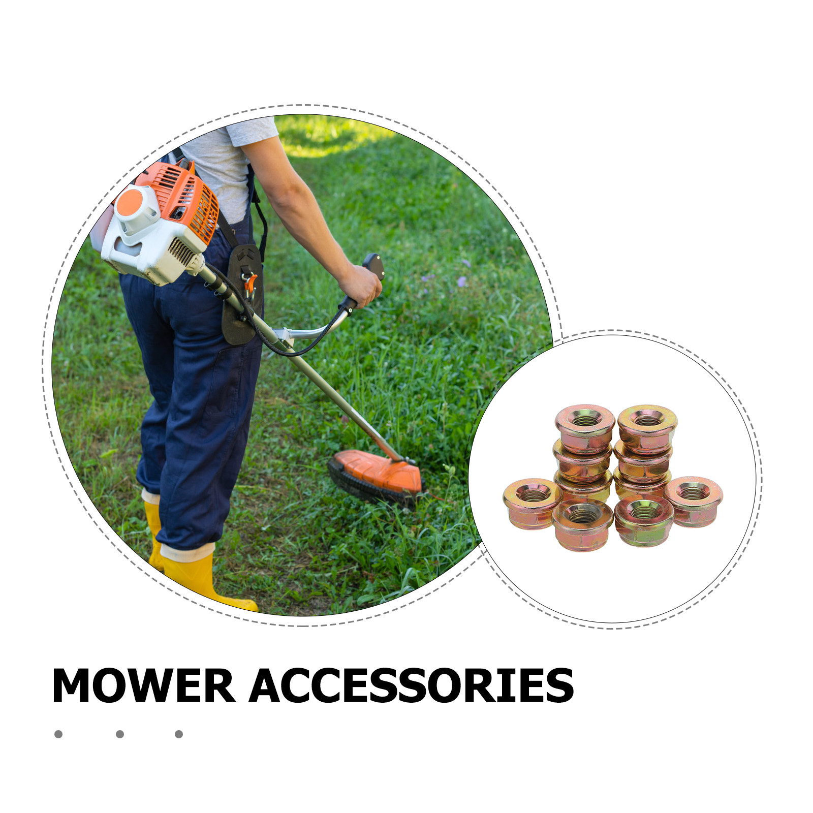 10Pcs Left-Hand Thread Lawn Mo - Gardening Tools Hand 评论和价格