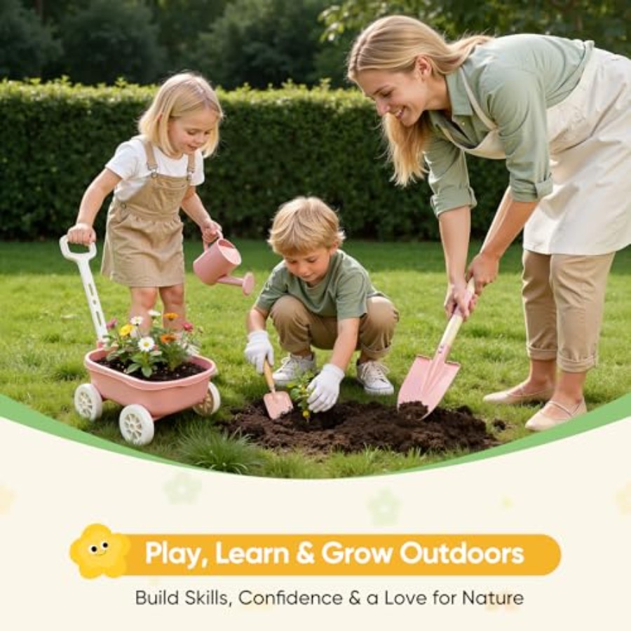 Gardening Set with Wheelbarrow - Gardening Tools Japan 评论和价格