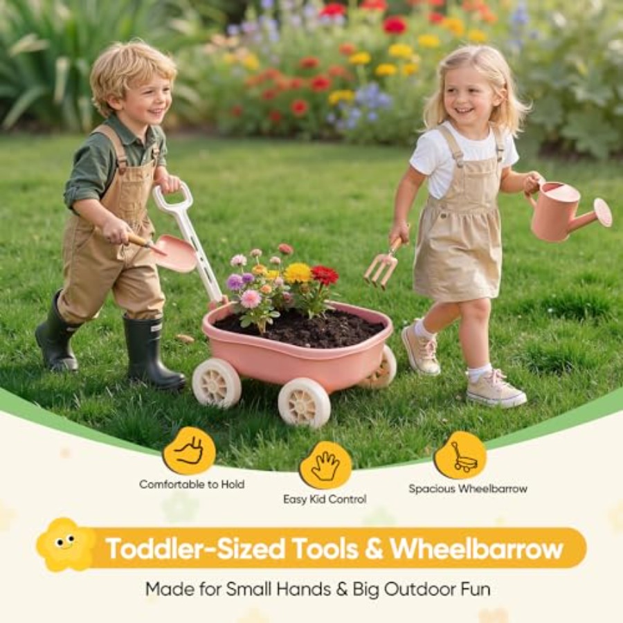 Gardening Set with Wheelbarrow - Gardening Tools Japan 评论和价格