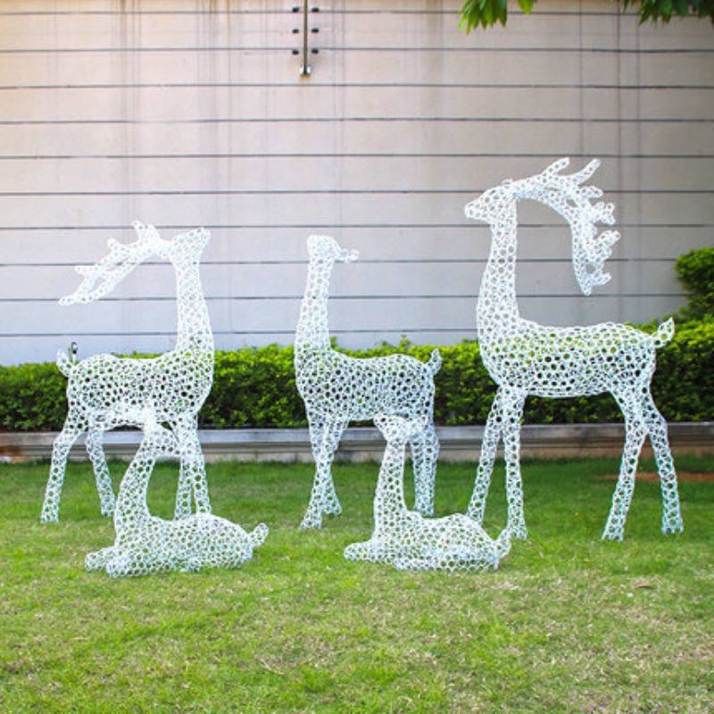 Lawn outdoor hollow sika deer  - Gardening Tools Sketch 评论和价格