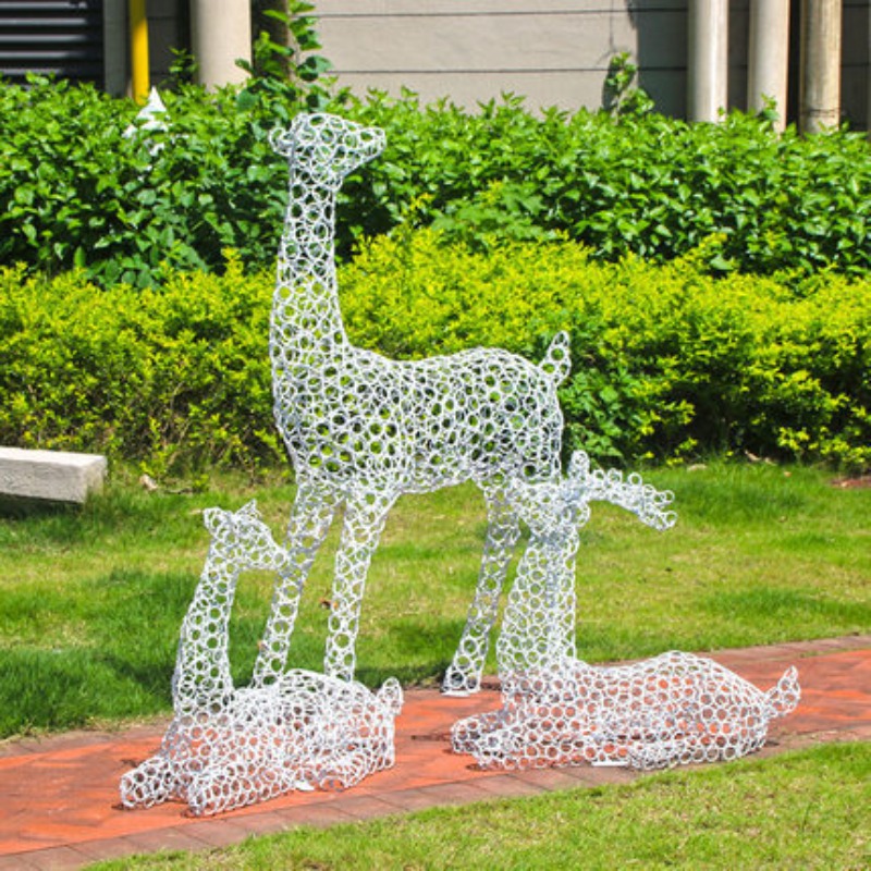 Lawn outdoor hollow sika deer  - Gardening Tools Sketch 评论和价格