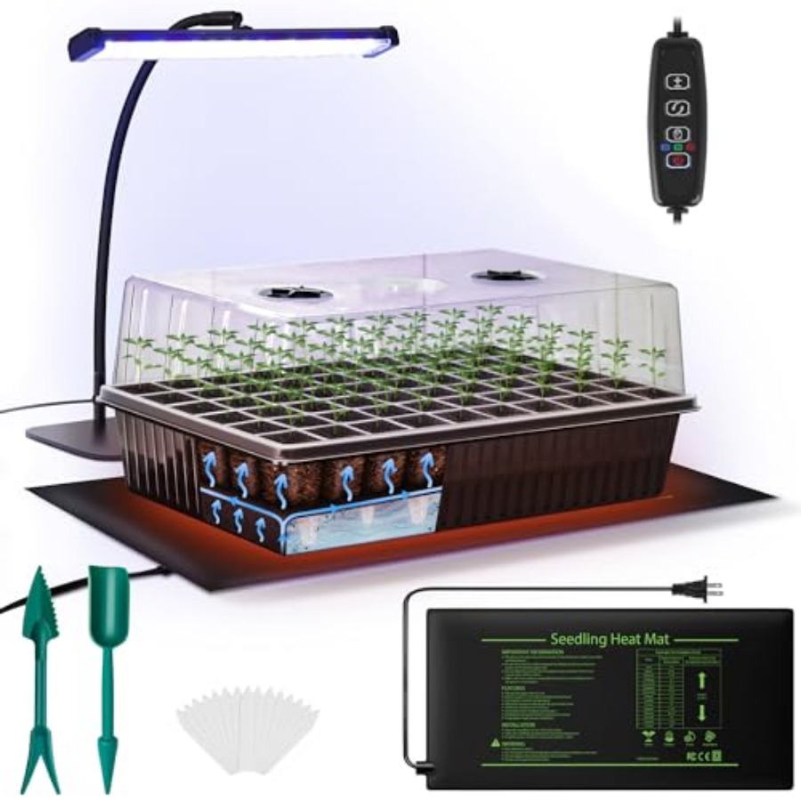 60-Cell Self-Watering Seed Sta - Seed Starter Trays 评论和价格