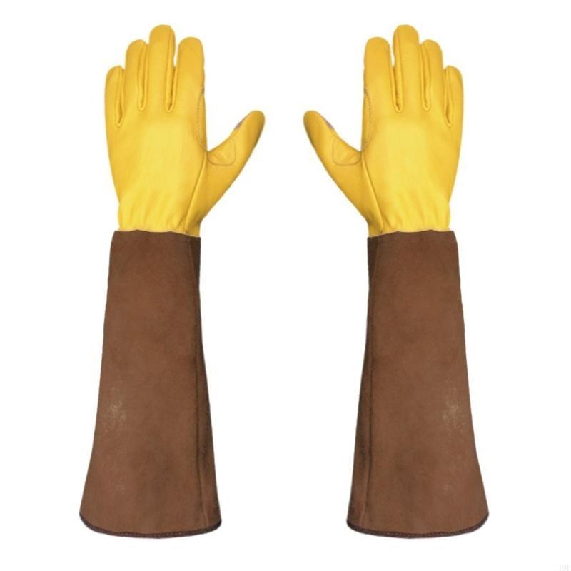 F19B 1 Pair Long Gardening Glo - Garden Gloves Thorn Proof 评论和价格