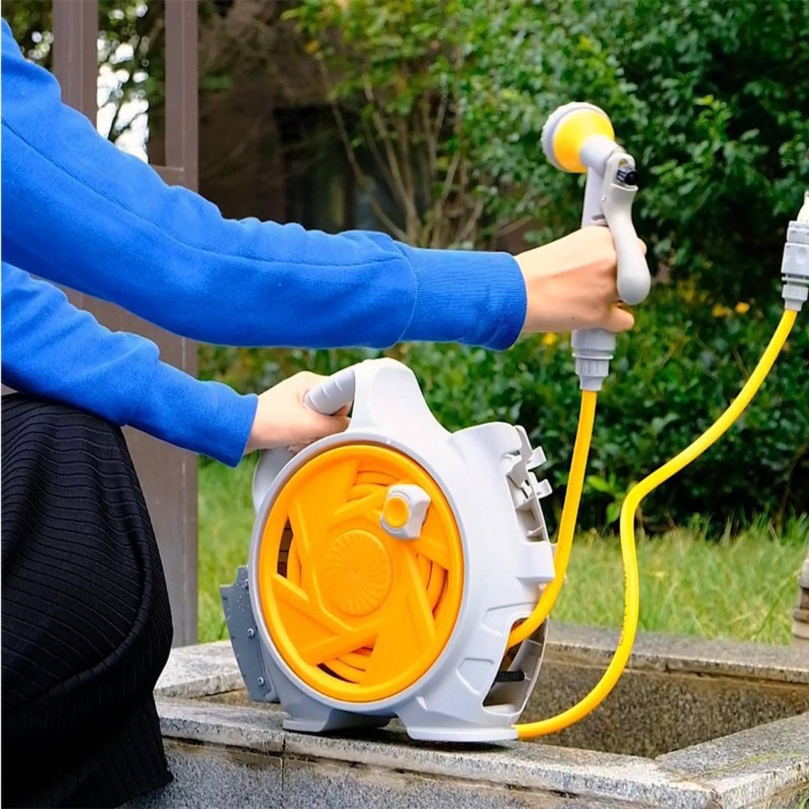 Hand-Carry Water Hose Reel sna - Gardening Tools Hand 评论和价格