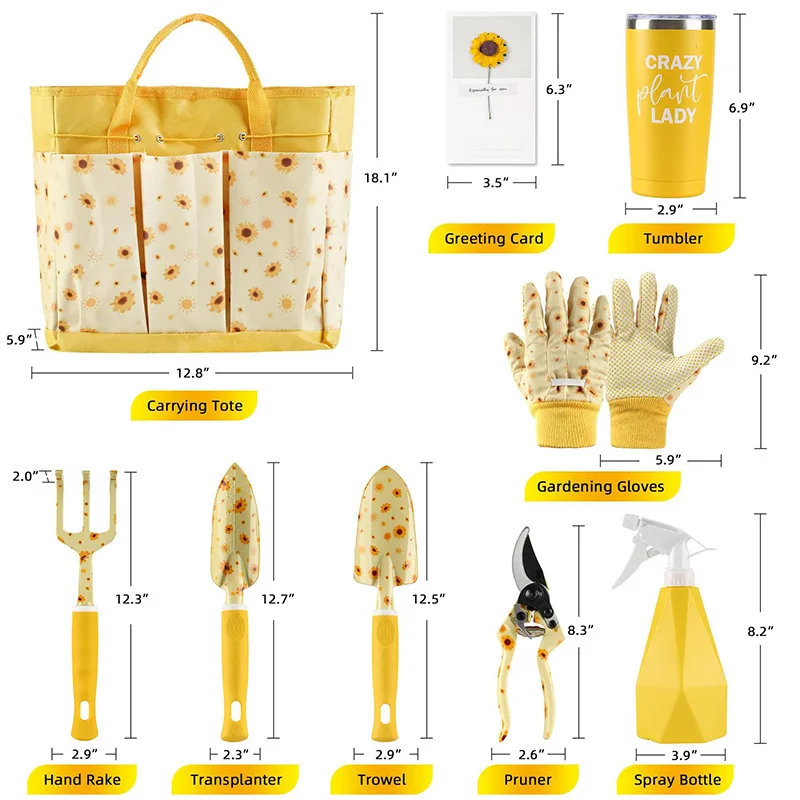 Durable Garden Tool Set Ladies - Gardening Tools Cute 评论和价格
