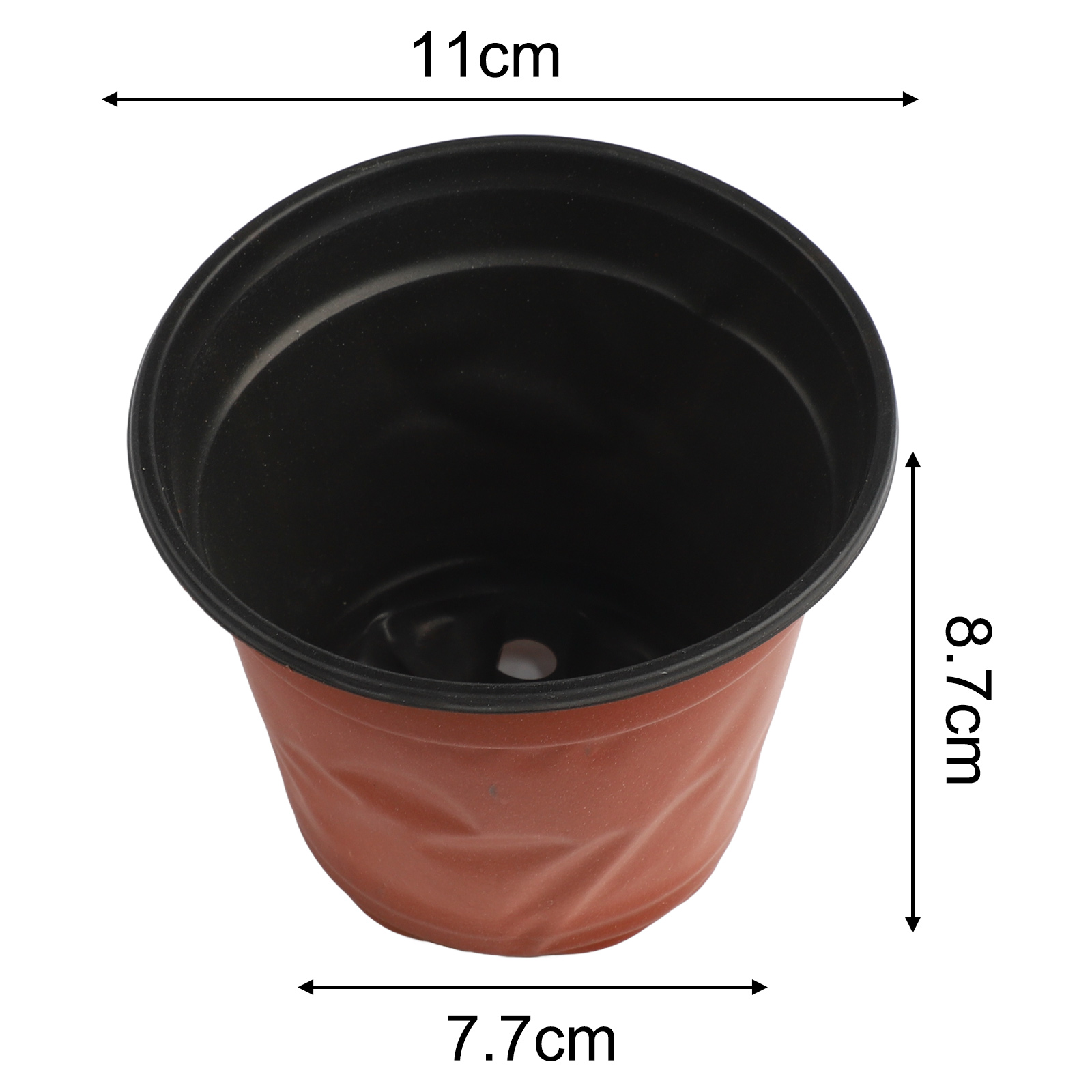 100pcs Two-Color Flower Pot Pl - Seed Starter Trays 评论和价格
