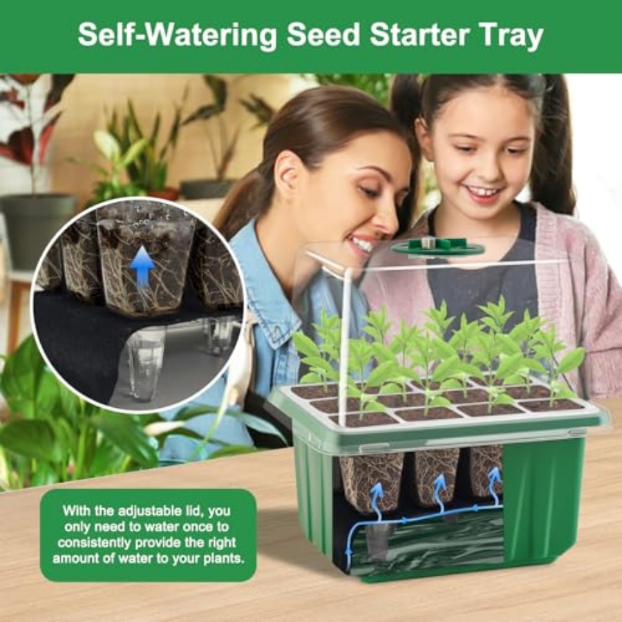Seed Starter Tray with Light,  - Seed Starter Trays 评论和价格