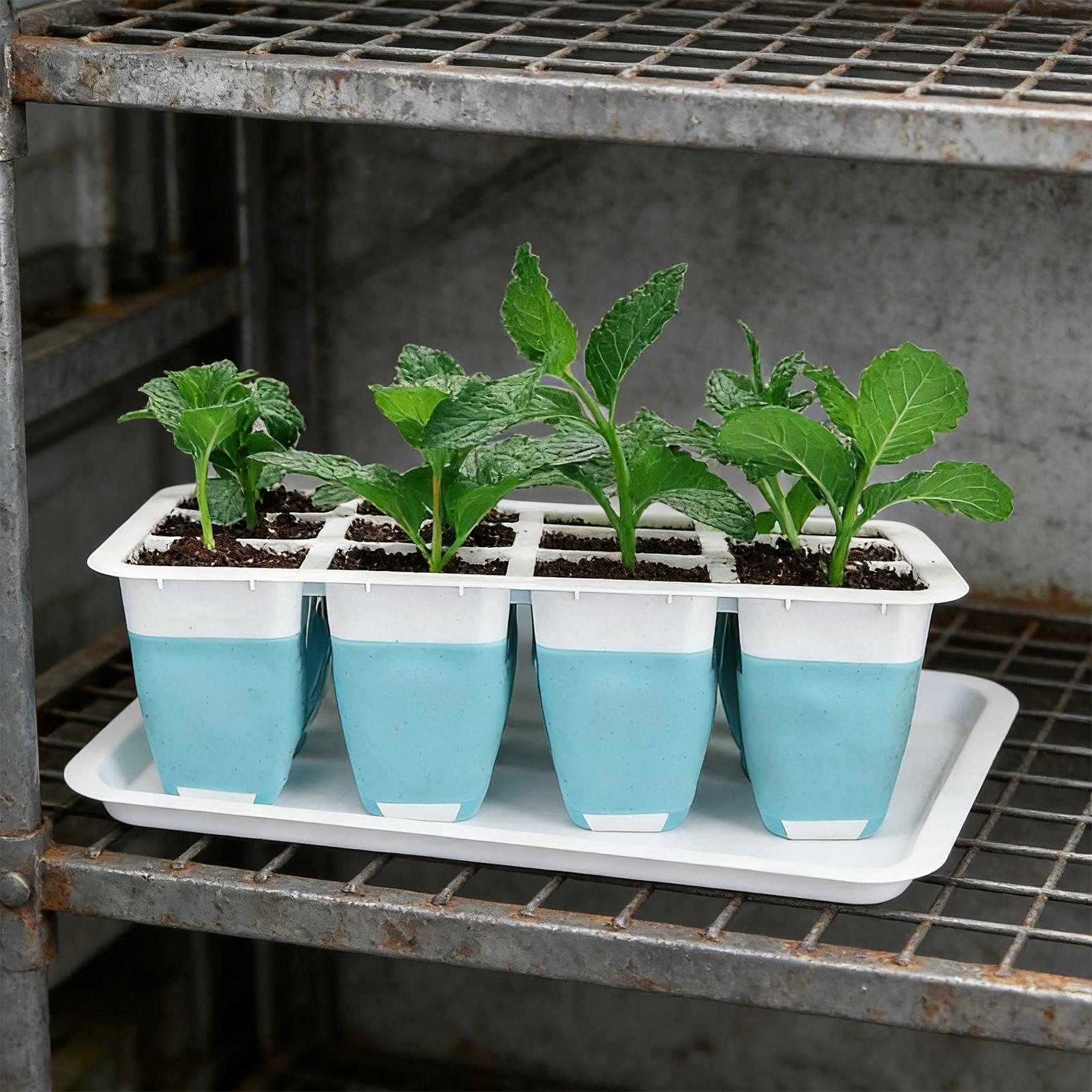 5 Pack Silicone Seed Starter T - Seed Starter Trays 评论和价格