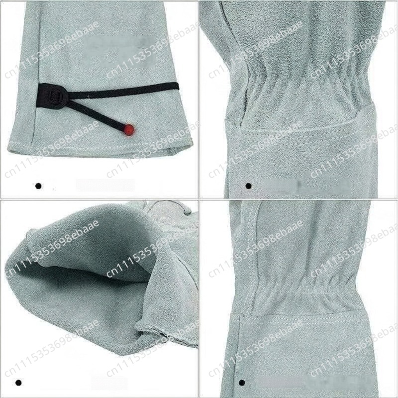 Long Cowhide Gardening Gloves, - Garden Gloves Thorn Proof 评论和价格