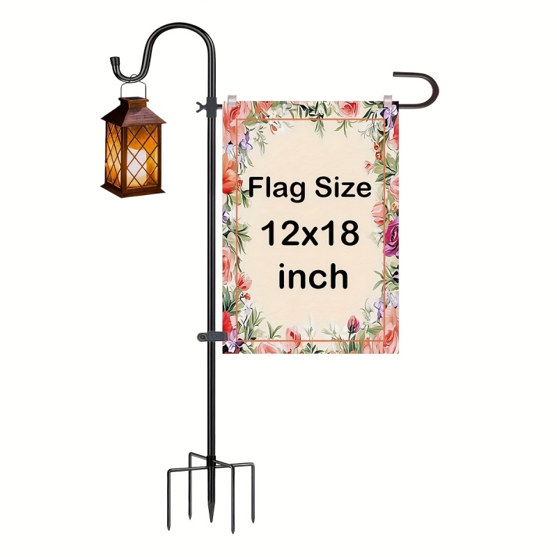 Outdoor Garden Flag Stand—Wate - Gardening Tools Used 评论和价格