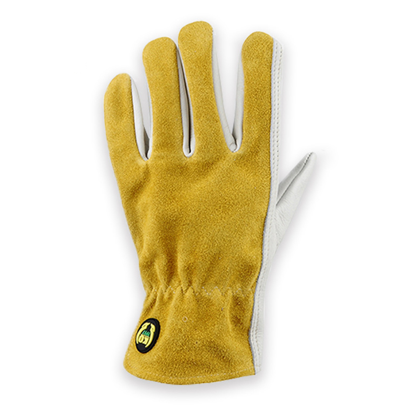 Leather Safety Work Gloves Gar - Garden Gloves Thorn Proof 评论和价格
