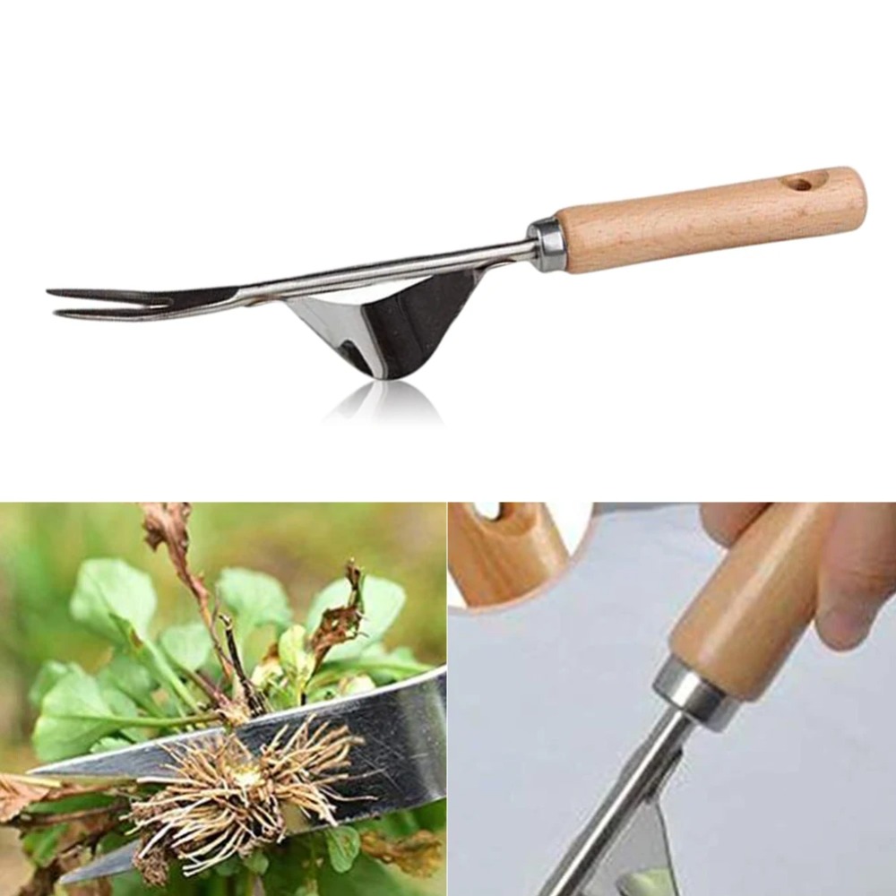 1pcs Wood Handle Stainless Ste - Gardening Tools Sale 评论和价格
