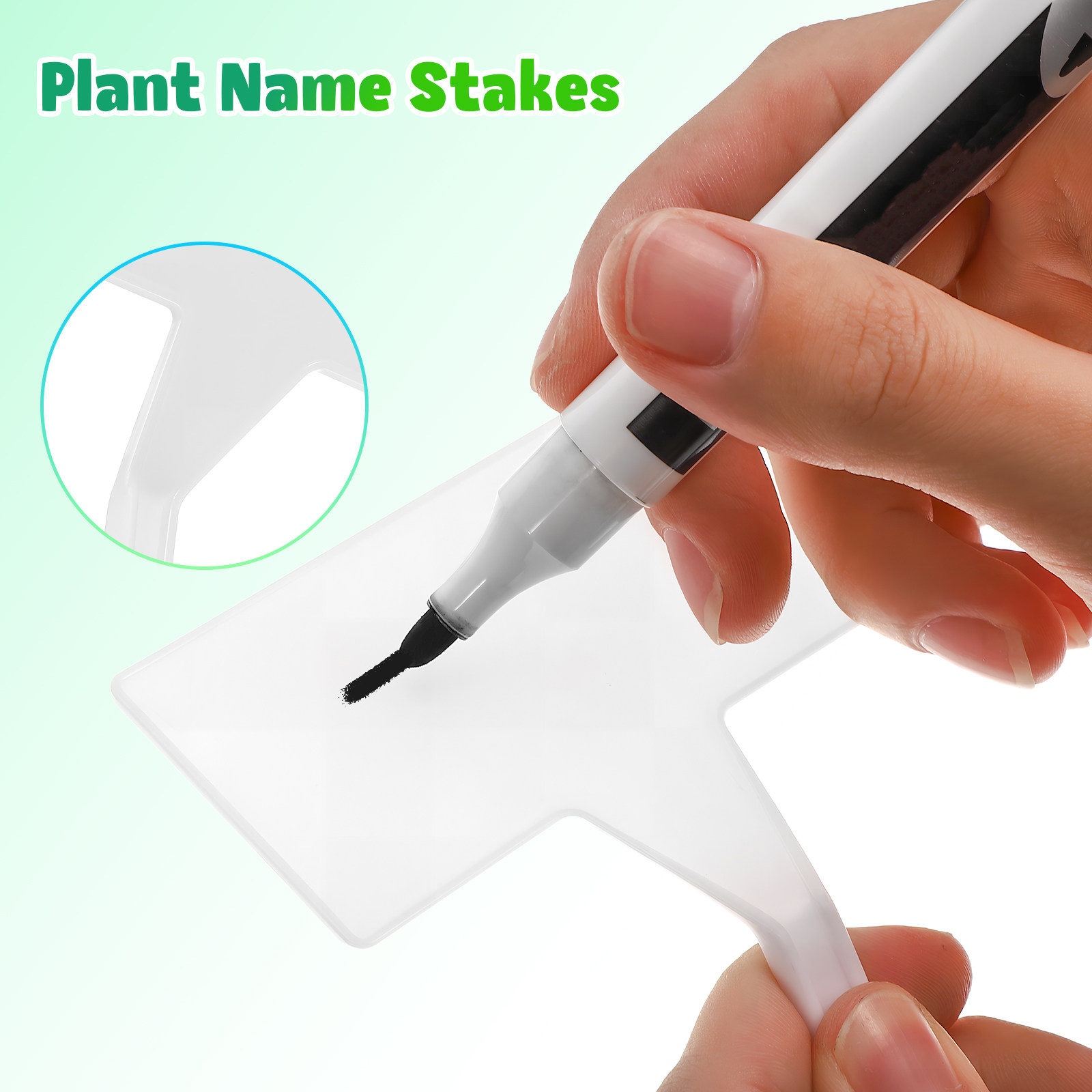 35Pcs Plant Label Stakes Blank - Gardening Tools Names 评论和价格