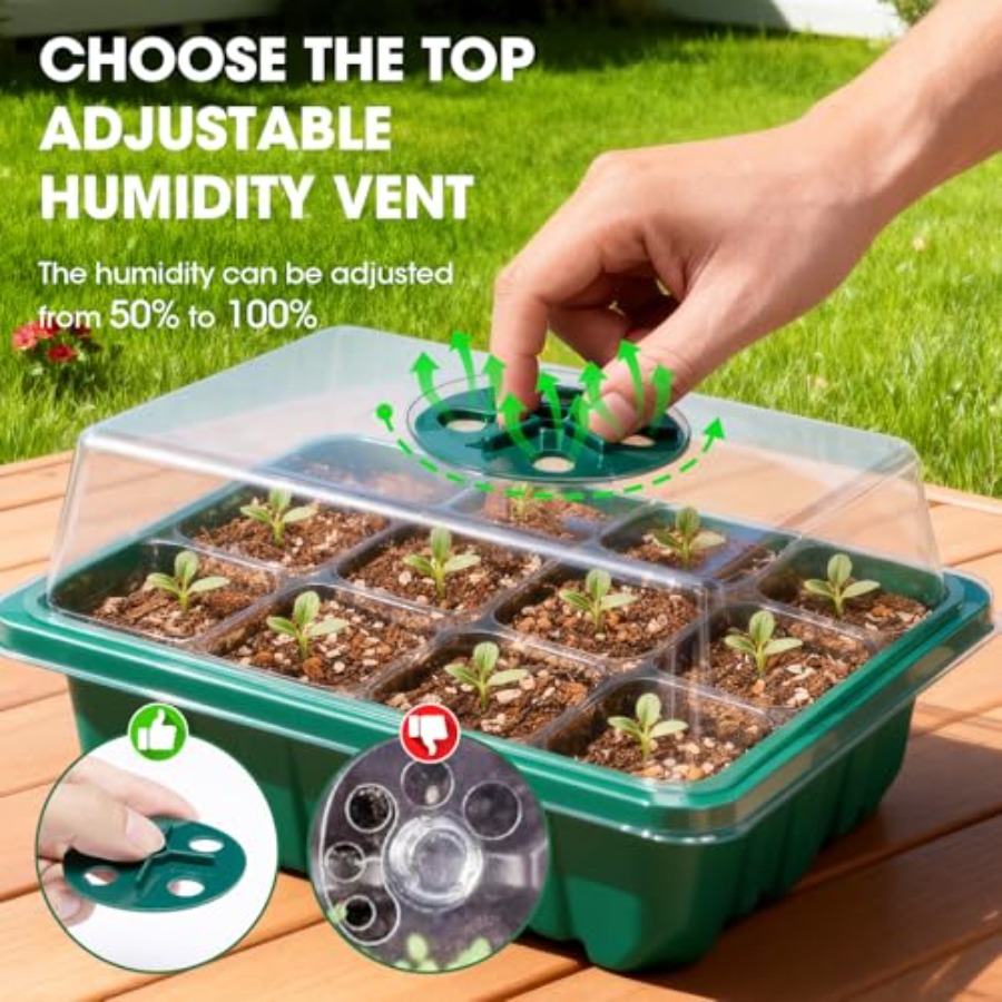 5 Packs Seed Starter Tray with - Seed Starter Trays 评论和价格