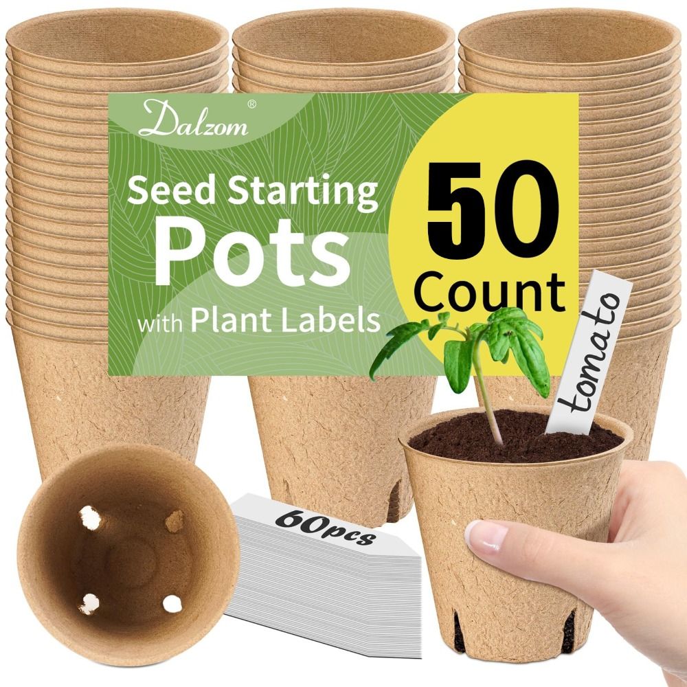 50PCS Biodegradable Plant Star - Seed Starter Trays 评论和价格