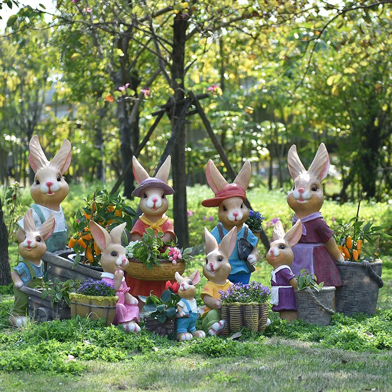 Cartoon rabbit flower pot tank - Gardening Tools Sketch 评论和价格