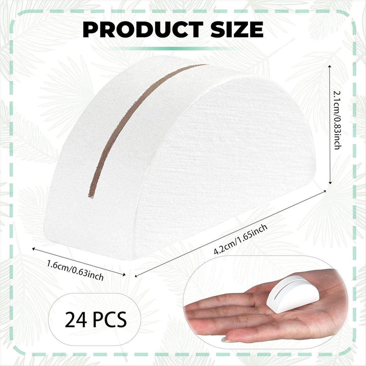 Reliable- 24PCS White Table Nu - Gardening Tools Names 评论和价格