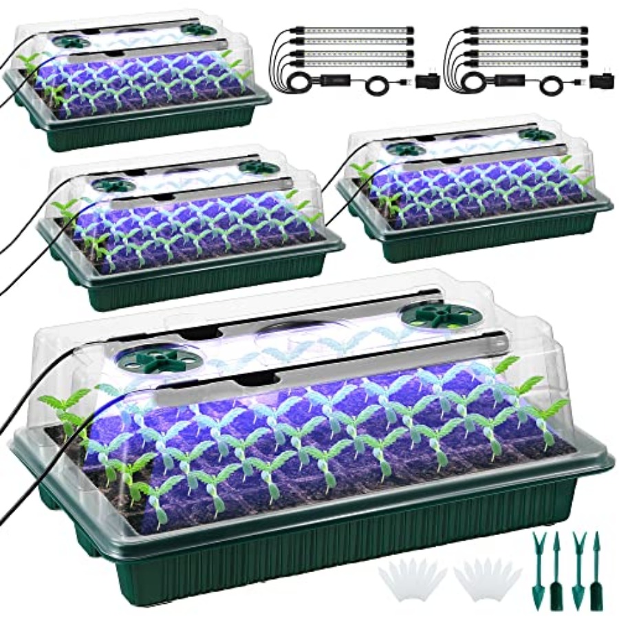Pack Seed Starter Tray with Gr - Seed Starter Trays 评论和价格