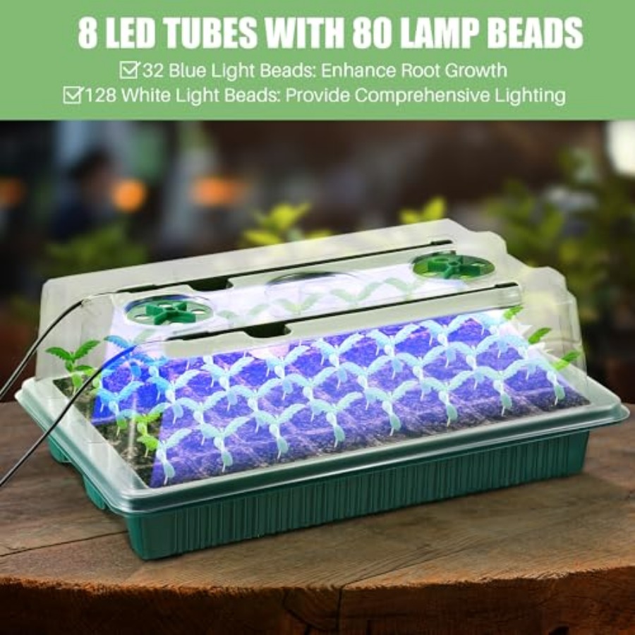 Pack Seed Starter Tray with Gr - Seed Starter Trays 评论和价格