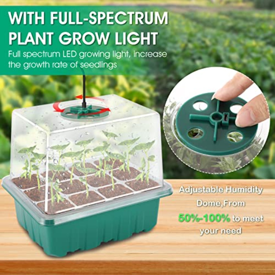Seed Starter Tray with Light,  - Seed Starter Trays 评论和价格